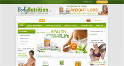 Desktop Screenshot of bodynutrition.ca