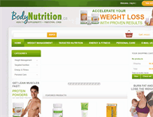 Tablet Screenshot of bodynutrition.ca